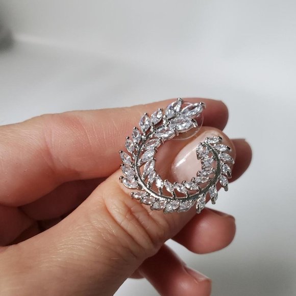 Sterling Silver Earrings Pendant Necklace Set - Picture 9 of 14